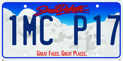 SD license plate 1MCP17