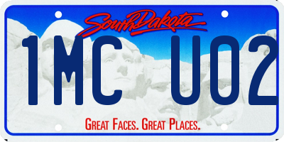 SD license plate 1MCU02