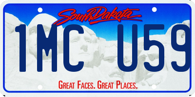 SD license plate 1MCU59