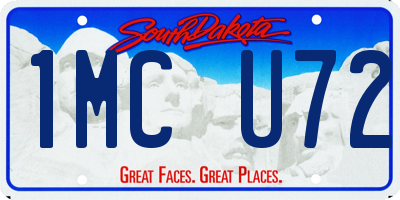 SD license plate 1MCU72