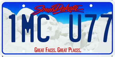 SD license plate 1MCU77