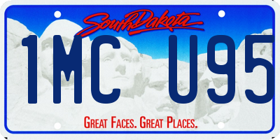 SD license plate 1MCU95