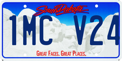 SD license plate 1MCV24