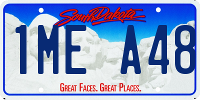 SD license plate 1MEA48