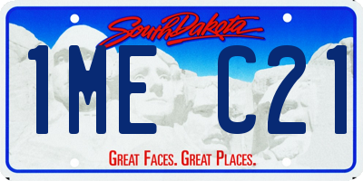 SD license plate 1MEC21