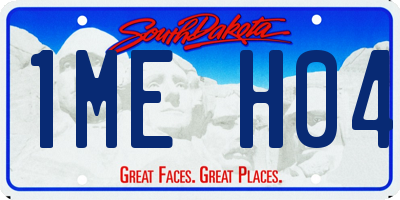 SD license plate 1MEH04