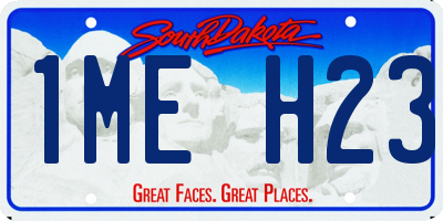 SD license plate 1MEH23