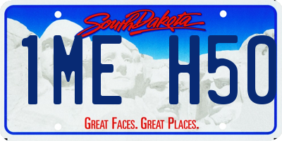 SD license plate 1MEH50