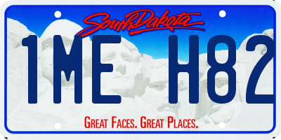 SD license plate 1MEH82