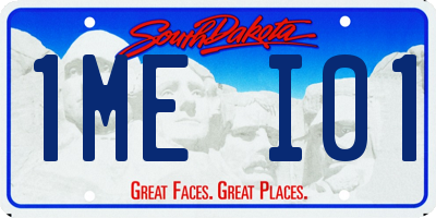 SD license plate 1MEI01