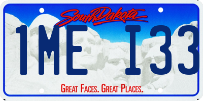 SD license plate 1MEI33