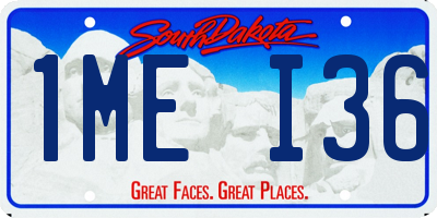 SD license plate 1MEI36