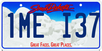 SD license plate 1MEI37