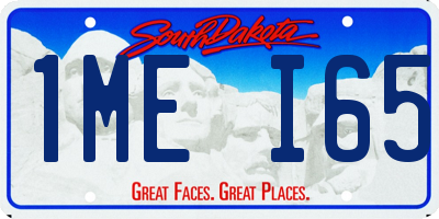 SD license plate 1MEI65