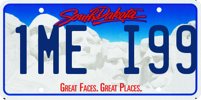 SD license plate 1MEI99