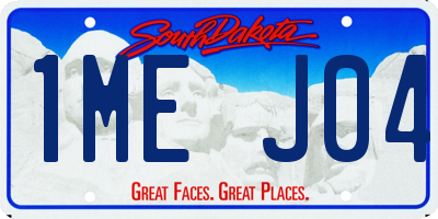 SD license plate 1MEJ04