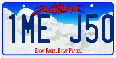 SD license plate 1MEJ50