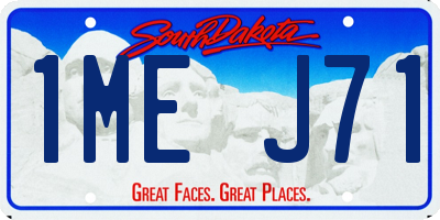 SD license plate 1MEJ71