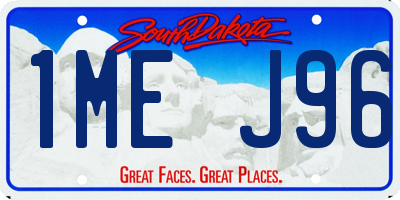 SD license plate 1MEJ96