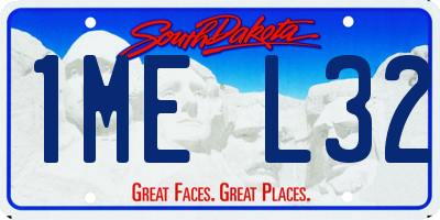 SD license plate 1MEL32