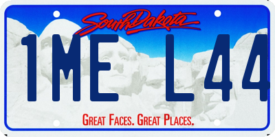 SD license plate 1MEL44