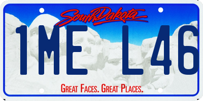 SD license plate 1MEL46