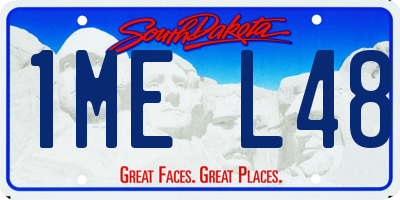 SD license plate 1MEL48