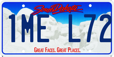 SD license plate 1MEL72