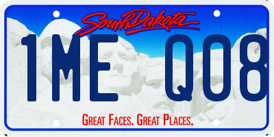 SD license plate 1MEQ08