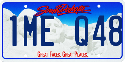 SD license plate 1MEQ48