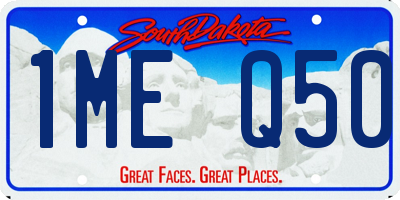 SD license plate 1MEQ50