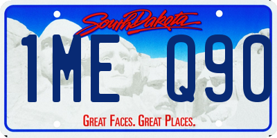 SD license plate 1MEQ90