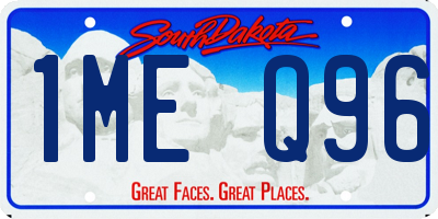 SD license plate 1MEQ96