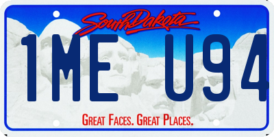 SD license plate 1MEU94