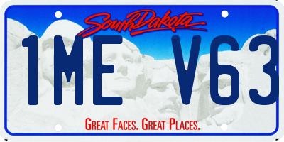 SD license plate 1MEV63