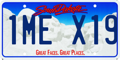 SD license plate 1MEX19