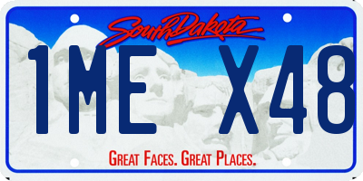 SD license plate 1MEX48