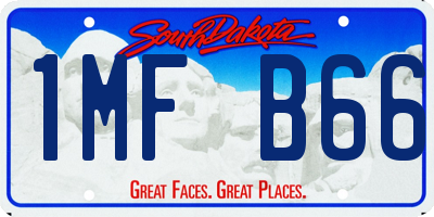 SD license plate 1MFB66