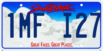 SD license plate 1MFI27