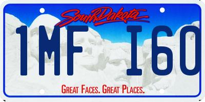 SD license plate 1MFI60