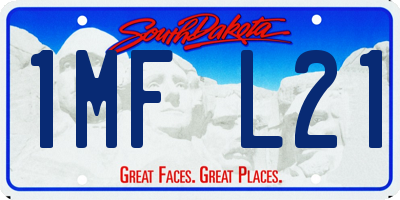 SD license plate 1MFL21