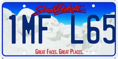 SD license plate 1MFL65