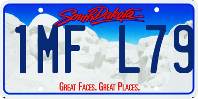 SD license plate 1MFL79