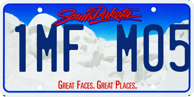 SD license plate 1MFM05