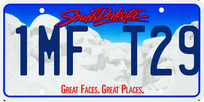 SD license plate 1MFT29