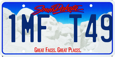 SD license plate 1MFT49