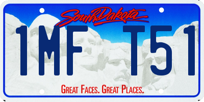 SD license plate 1MFT51