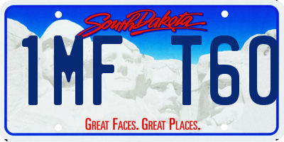 SD license plate 1MFT60