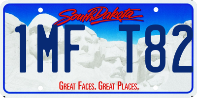 SD license plate 1MFT82
