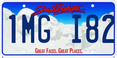 SD license plate 1MGI82